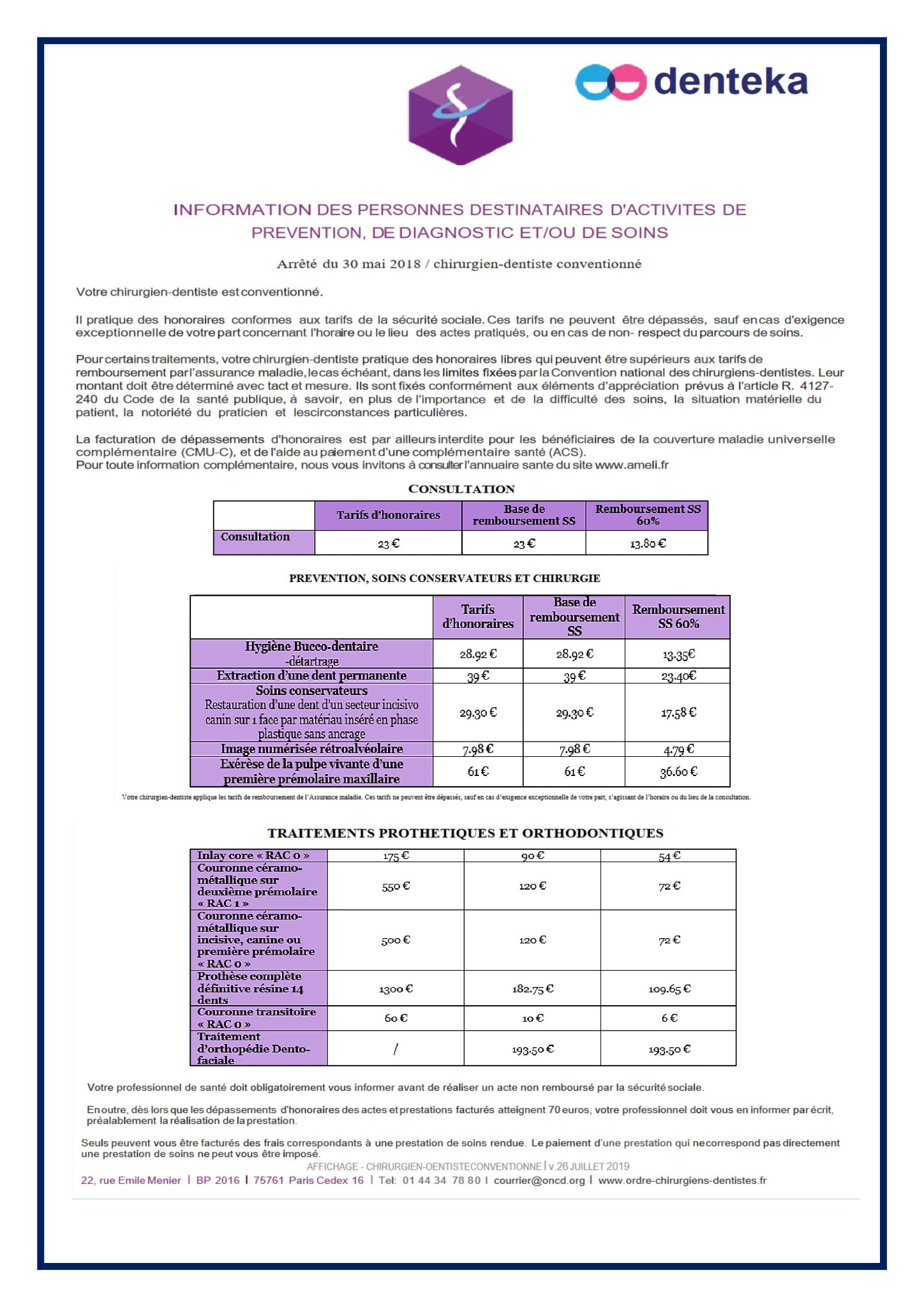 affichage tarif reglementaires 10 2023